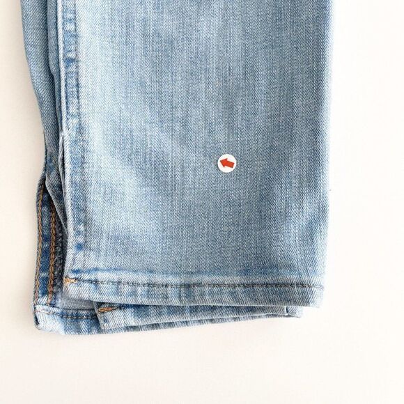 Levi's Women's Jeans Button Front 721 High Rise Ankle Skinny Light Blue Size 30 - Picture 12 of 13